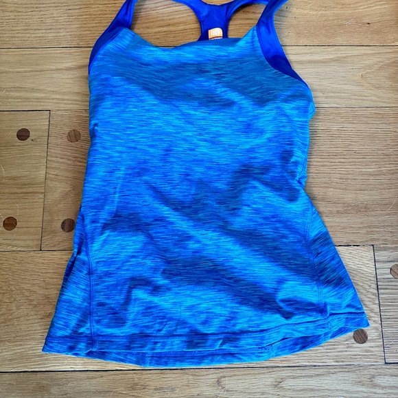 Lucy Athletic Womens Workout Tank Top Size Small Blue - Picture 1 of 3
